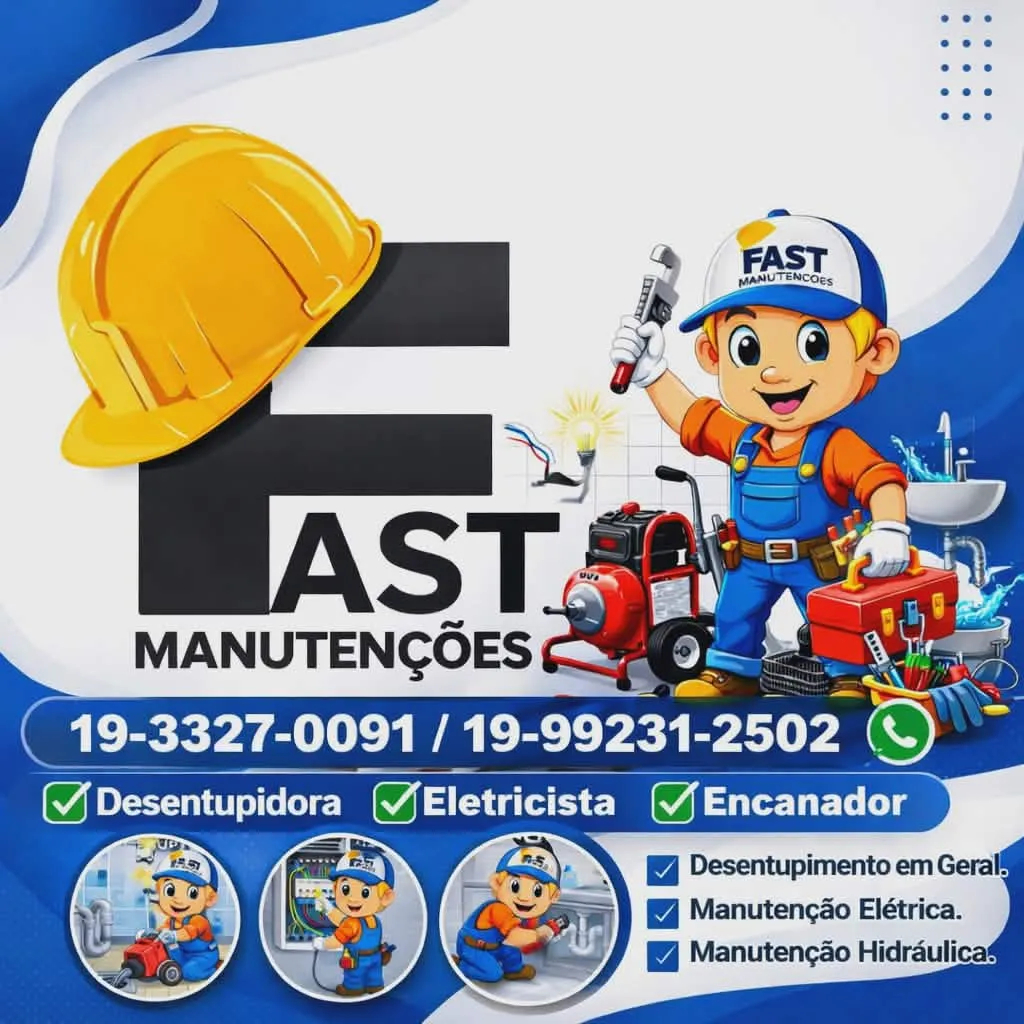 Desentupidora, Eletricista, Encanador no Jardim Chapadão em Campinas 19-99231-2502 