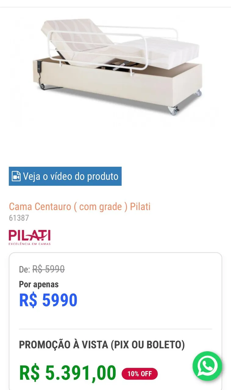 Cama motorizada