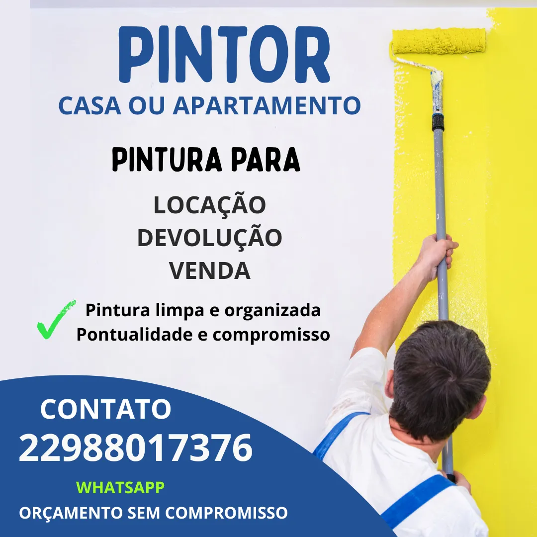 Pintor HGS - Águas Claras DF / Pintura para devolução, locação e venda 