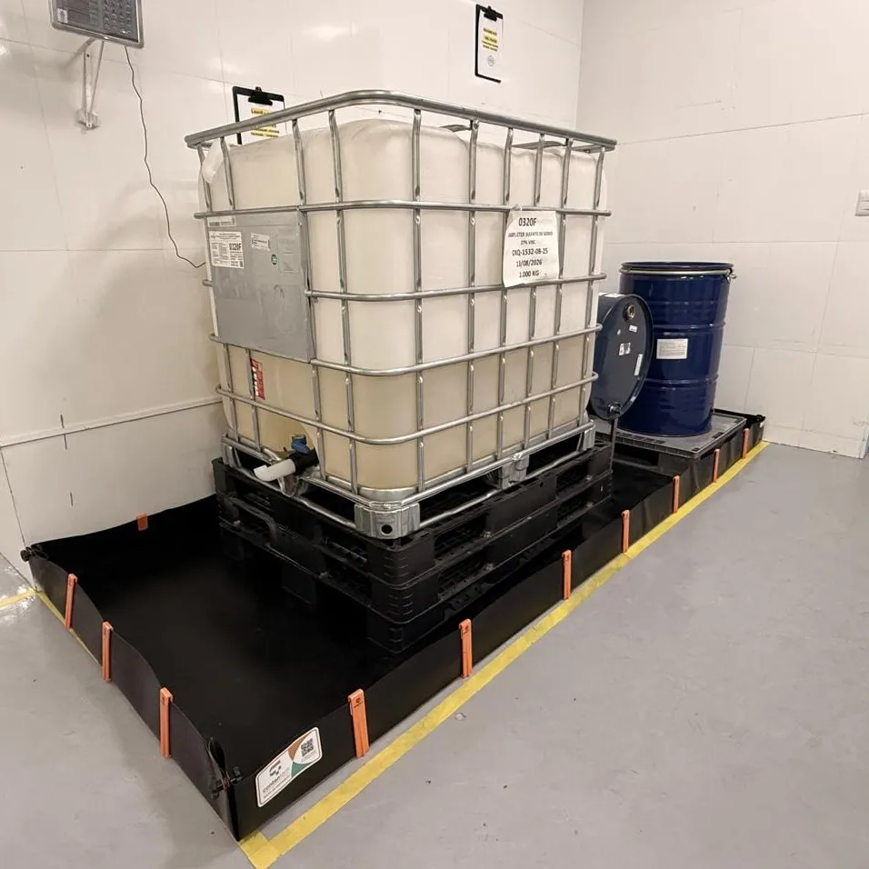 Bacia de Contenção Flexível | Proteção contra Vazamentos e Derramamentos