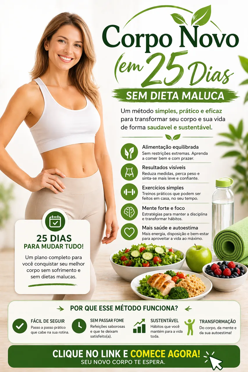 Corpo Novo em 25 Dias: Sem Dieta Maluca - Foto 2