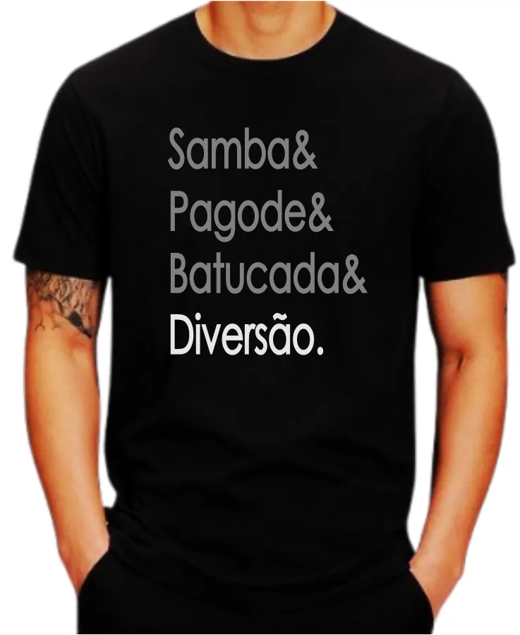 Camisa Samba Pagode batucada