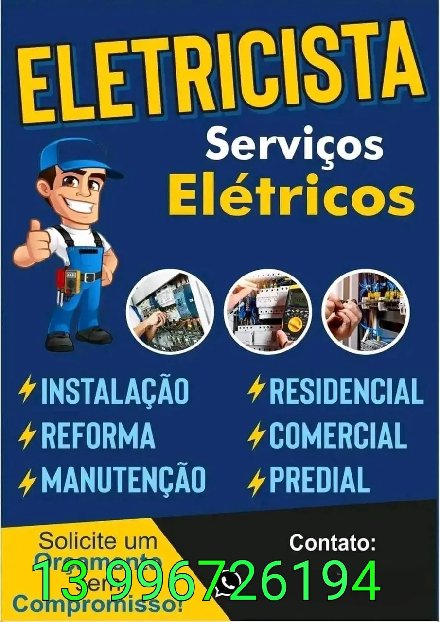 Eletricista mongagua itanhaem 13 996726194 - Foto 2