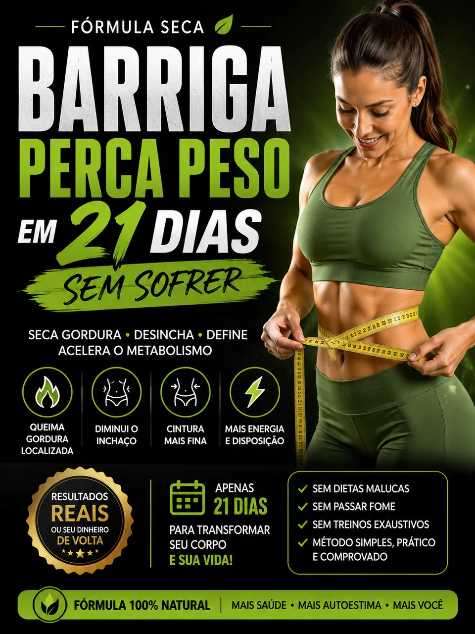 Fórmula Seca Barriga perca peso em 21 dias sem sofrer 