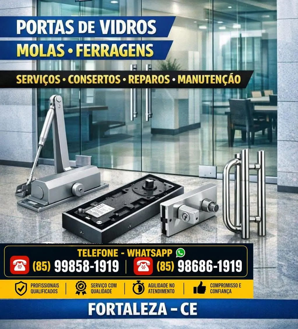 PORTAS  DE  VIDROS  CONSERTOS  FORTALEZA  (85) 99858-1919